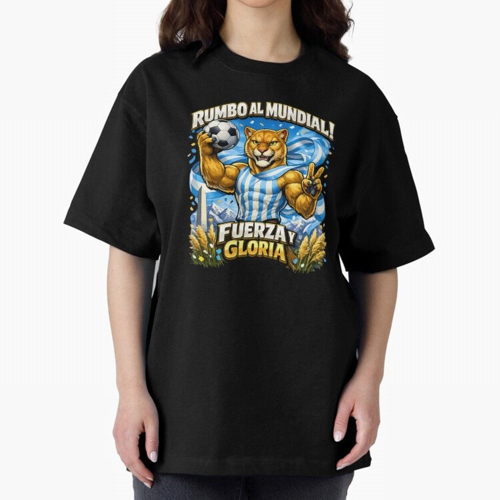 Argentina Puma World Cup Fan Art Classic T-Shirt Experience the Global Stage of FIFA World Cup 2026 USA Canada Mexico Spirit, Filled with England and Germany, Messi, Neymar and Mbappe, Match Day Excitement, Supporter Culture, Golden Goals and