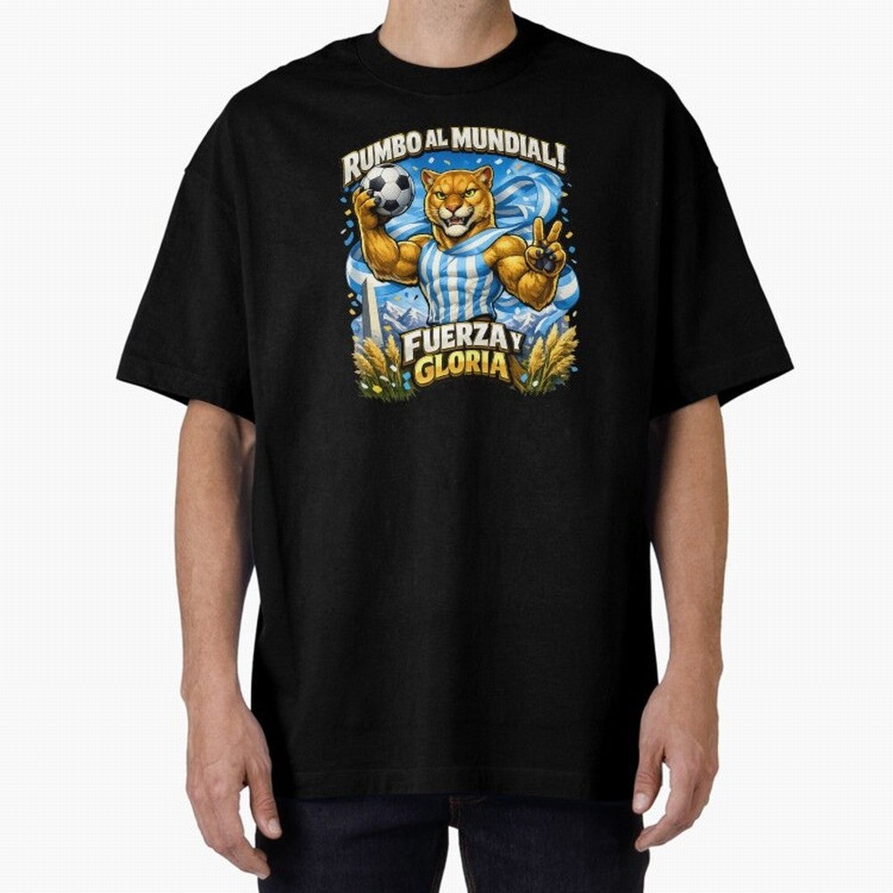 Argentina Puma World Cup Fan Art Classic T-Shirt Experience the Global Stage of FIFA World Cup 2026 USA Canada Mexico Spirit, Filled with England and Germany, Messi, Neymar and Mbappe, Match Day Excitement, Supporter Culture, Golden Goals and