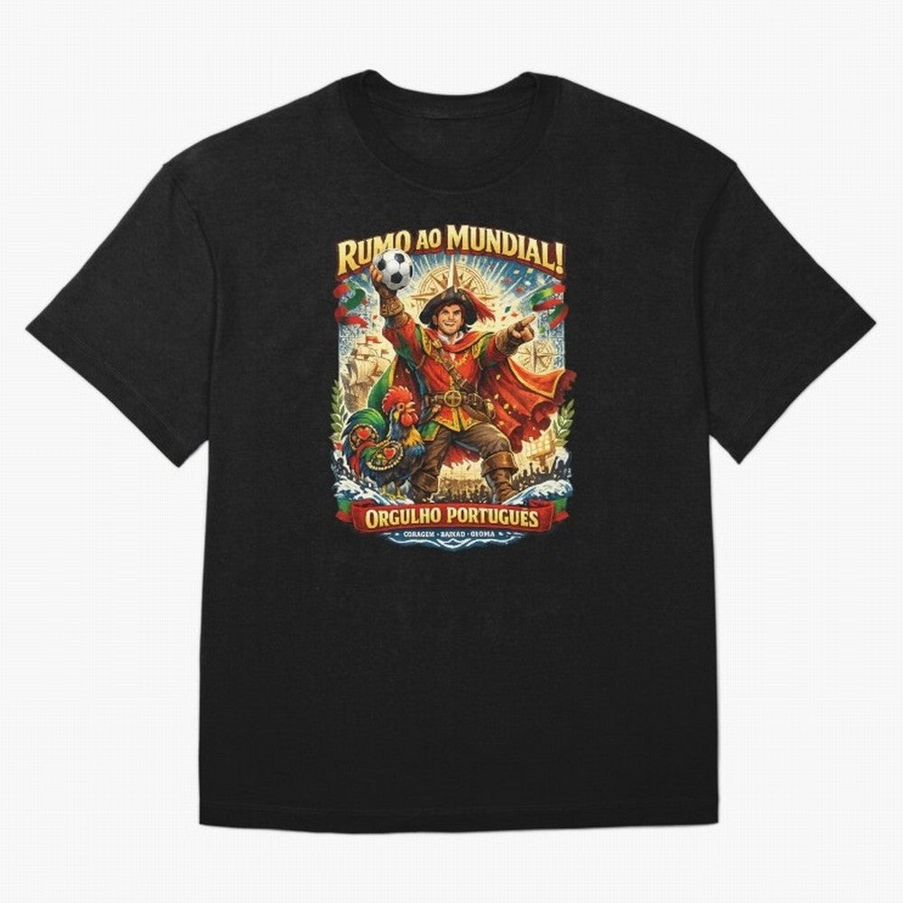 Portugal World Cup Pride Football Fan Classic T-Shirt Celebrate Fan Favorites in Global Football Passion for FIFA World Cup 2026 Group Stage, Filled with Messi, CR7 and Mbappe, Spain, Goal Celebration Energy, Supporter Heritage, Football Icons and