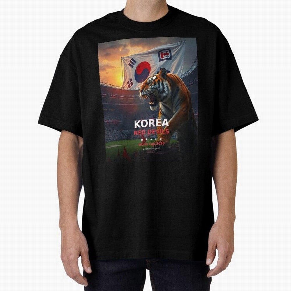 Korea Red Devils - World Cup 2026 Soccer Fan Tee Classic T-Shirt Show Your Love for the FIFA World Cup 2026 Group Stage Journey through Mbappe Highlights, Argentina and Brazil Pride, Retro Football Energy, Iconic Rivalries, Trophy Chase Drama and