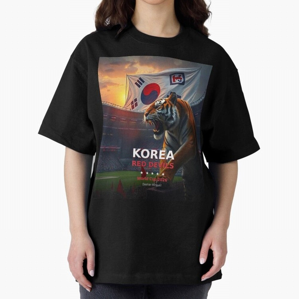 Korea Red Devils - World Cup 2026 Soccer Fan Tee Classic T-Shirt Show Your Love for the FIFA World Cup 2026 Group Stage Journey through Mbappe Highlights, Argentina and Brazil Pride, Retro Football Energy, Iconic Rivalries, Trophy Chase Drama and