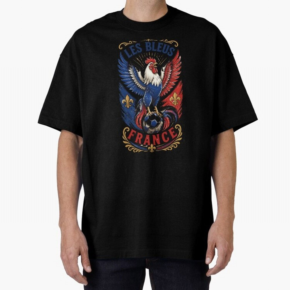 France Soccer Rooster - Les Bleus Vintage Patriotic Football Fan T-Shirt Classic T-Shirt Honor the Beautiful Game during Match Day Hype around FIFA World Cup 2026 Group Stage, Messi, Argentina, France and Brazil, Retro Football Energy, Iconic