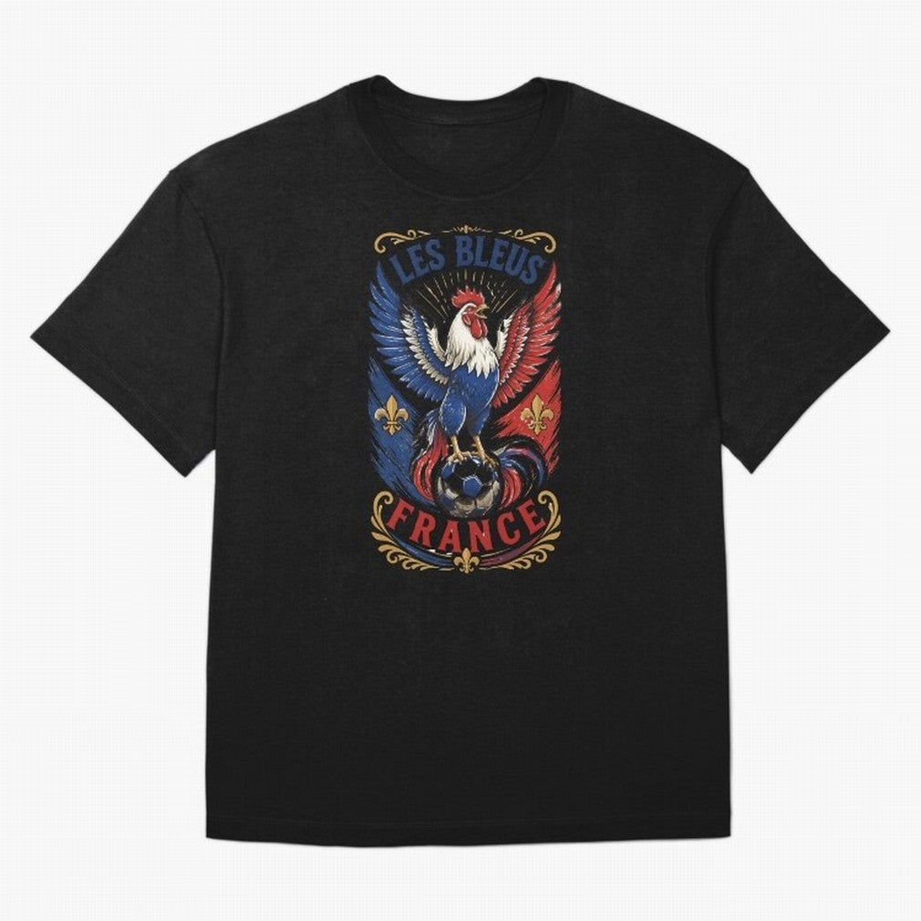 France Soccer Rooster - Les Bleus Vintage Patriotic Football Fan T-Shirt Classic T-Shirt Honor the Beautiful Game during Match Day Hype around FIFA World Cup 2026 Group Stage, Messi, Argentina, France and Brazil, Retro Football Energy, Iconic