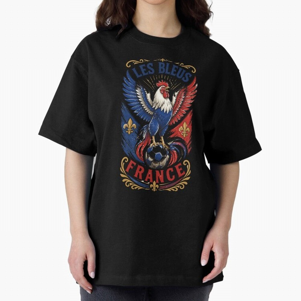 France Soccer Rooster - Les Bleus Vintage Patriotic Football Fan T-Shirt Classic T-Shirt Honor the Beautiful Game during Match Day Hype around FIFA World Cup 2026 Group Stage, Messi, Argentina, France and Brazil, Retro Football Energy, Iconic