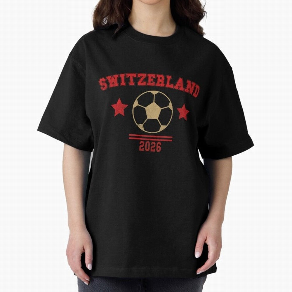 Switzerland ¡ª Vintage Soccer Tee Classic T-Shirt Unlock FIFA World Cup 2026 Featuring Neymar, France and Portugal Energy, Match Day Excitement, Supporter Culture, Golden Goals and Global Football Passion; Great for Watch Parties, Sports Bars,