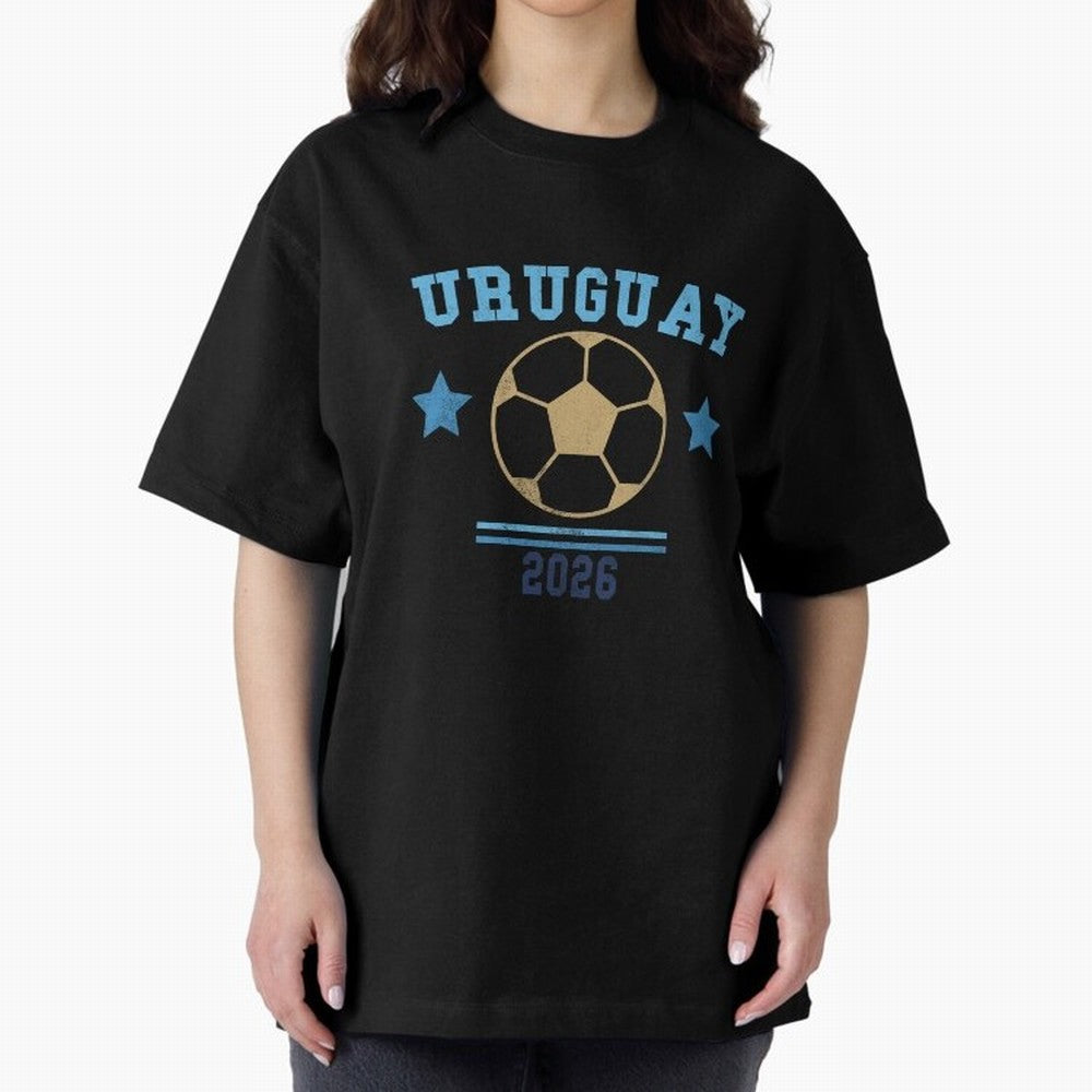 Uruguay 2026 ¡ª Vintage Soccer Tee Classic T-Shirt Follow FIFA World Cup 2026 Group Stage Spirit, Centered on Netherlands, Messi, CR7 and Mbappe, Supporter Pride, Iconic Celebrations, Legendary Names and Global Match Day Energy; Made for Collectors