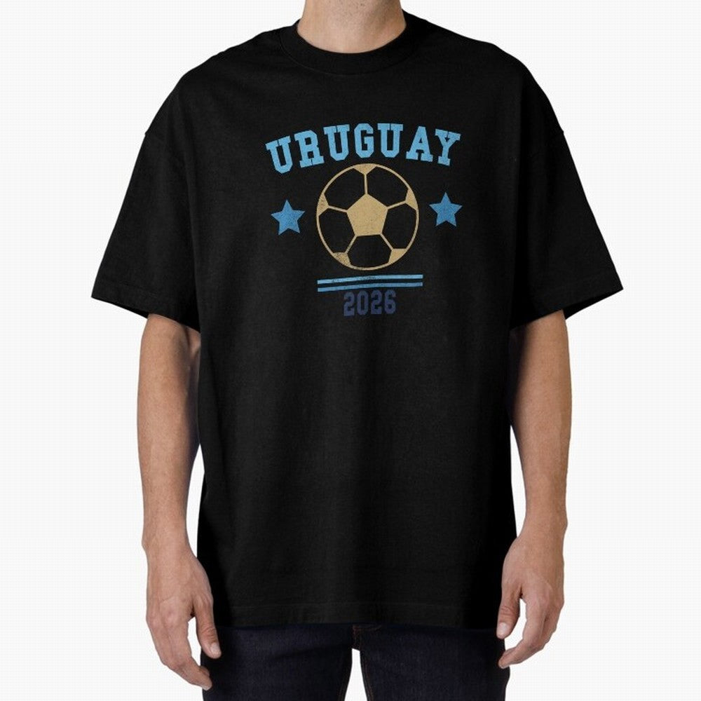 Uruguay 2026 ¡ª Vintage Soccer Tee Classic T-Shirt Follow FIFA World Cup 2026 Group Stage Spirit, Centered on Netherlands, Messi, CR7 and Mbappe, Supporter Pride, Iconic Celebrations, Legendary Names and Global Match Day Energy; Made for Collectors