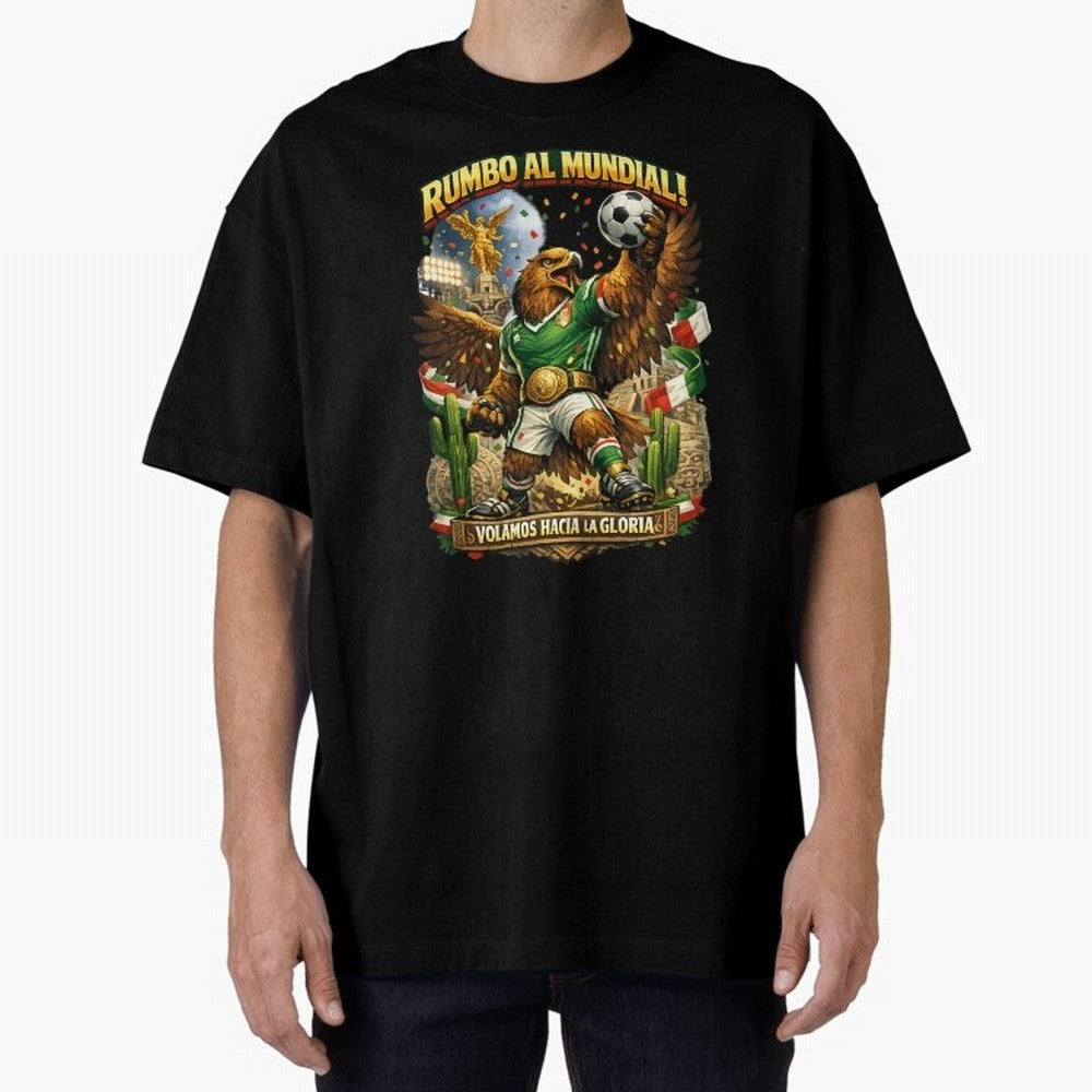 Mexico World Cup 2026 Eagle Fan Art Classic T-Shirt Honor the Football Icons of FIFA World Cup 2026 Group Stage Spirit, Featuring Spain and Netherlands, Messi, Neymar and Mbappe, Football Passion, Legendary Performances, Festival Vibes and