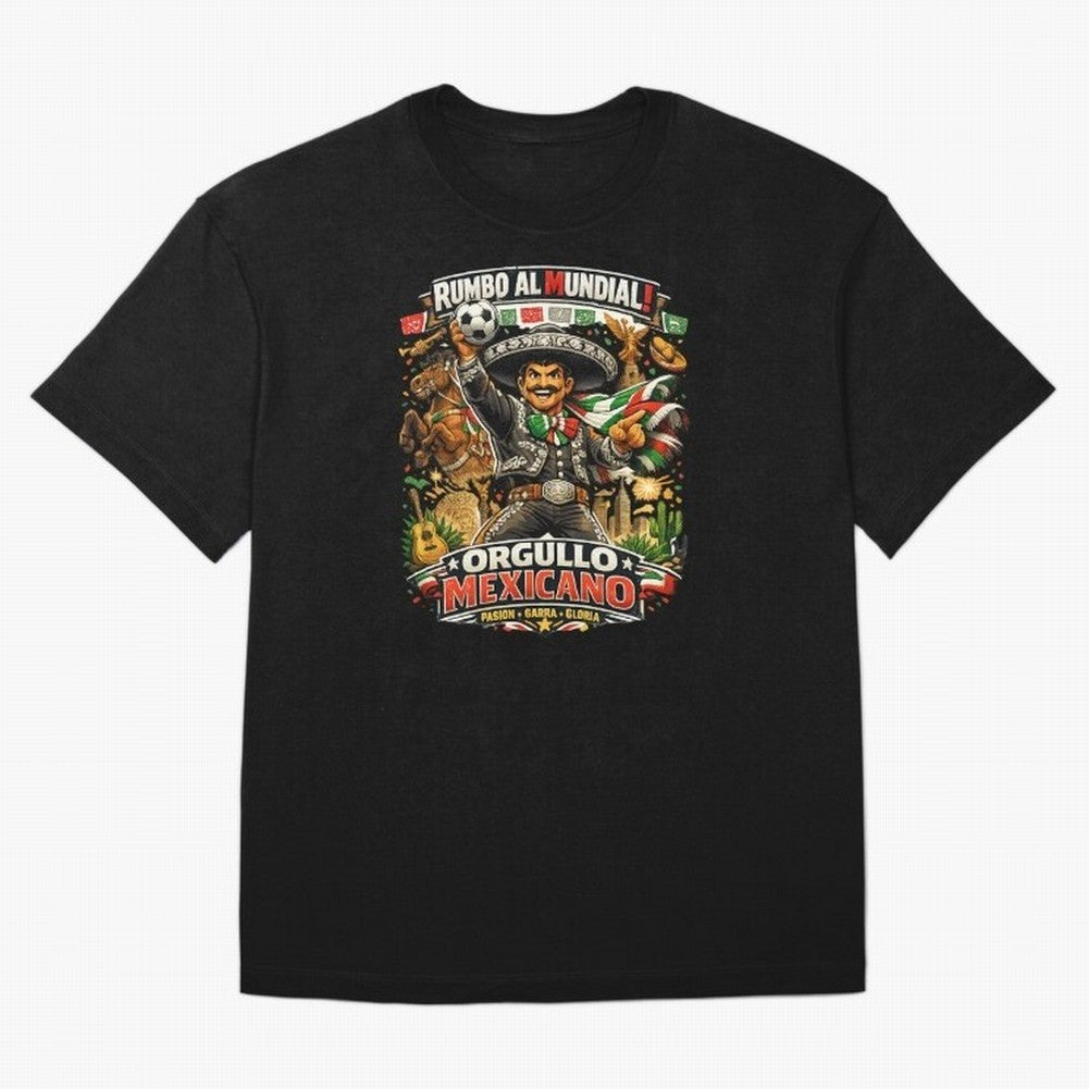 Mexico World Cup 2026 Mariachi Fan Art Classic T-Shirt Celebrate the Biggest Stage of Global Football Passion for FIFA World Cup 2026 USA Canada Mexico, Filled with Neymar, England, France and Netherlands, Fan Favorite Moments, National Team
