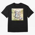 Cute Sheepdog Soccer Star - 2026 World Cup Fluffy Puppy Classic T-Shirt Honor the Beautiful Game during the FIFA World Cup 2026 USA Canada Mexico Journey through Messi, Neymar and Mbappe Highlights, Argentina Pride, Classic Soccer Heritage,
