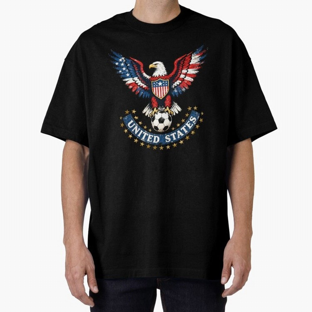 USA Soccer Eagle - United States Football Fan Classic T-Shirt Unlock the FIFA World Cup 2026 Group Stage Journey through Haaland and Mbappe Highlights, England Pride, Football Passion, Legendary Performances, Festival Vibes and Supporter Community;