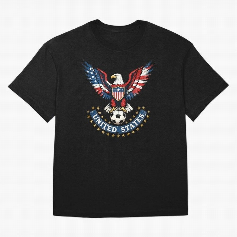 USA Soccer Eagle - United States Football Fan Classic T-Shirt Unlock the FIFA World Cup 2026 Group Stage Journey through Haaland and Mbappe Highlights, England Pride, Football Passion, Legendary Performances, Festival Vibes and Supporter Community;