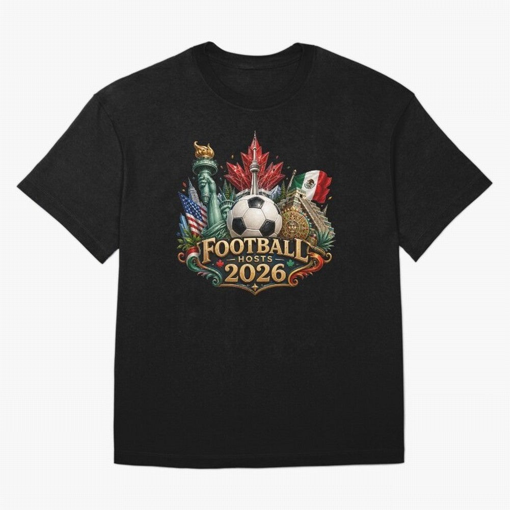 Road to 2026 USA Mexico Canada Soccer Design Classic T-Shirt Fuel Your Fan Pride for FIFA World Cup 2026 Group Stage Spirit, with France, Messi, Football History, Final Match Energy, Crowd Noise and Once in a Lifetime Moments; Created for Match Day