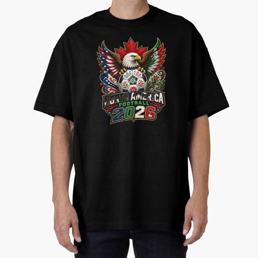 United by Football 2026 North America Soccer Design Classic T-Shirt Relive Legendary Nights from FIFA World Cup 2026 USA Canada Mexico Highlighting Haaland and Mbappe, Spain and Netherlands Energy, Football Passion, Legendary Performances, Festival