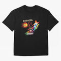 Spain Ol¨¦ 2026 Colorful Watercolor Football Graphic Classic T-Shirt Celebrate Golden Goal Energy in Match Day Hype around FIFA World Cup 2026, Mbappe and Neymar, Brazil, Portugal and Argentina, Stadium Chants, National Pride, Trophy Dreams and