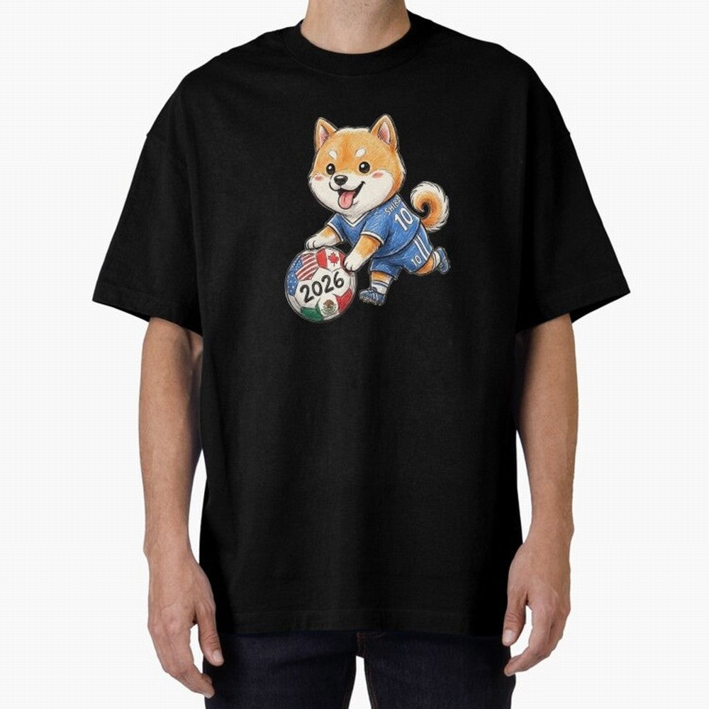 Cute Shiba Inu Soccer Star #10 - World Cup 2026 Edition Classic T-Shirt Bring Match Day Fire to the FIFA World Cup 2026 Group Stage Journey through Messi, CR7 and Mbappe Highlights, Argentina, France and Brazil Pride, Fan Favorite Moments, National