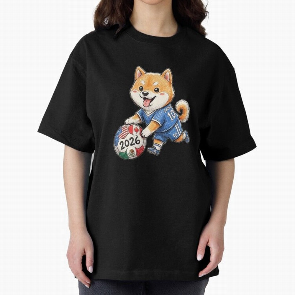 Cute Shiba Inu Soccer Star #10 - World Cup 2026 Edition Classic T-Shirt Bring Match Day Fire to the FIFA World Cup 2026 Group Stage Journey through Messi, CR7 and Mbappe Highlights, Argentina, France and Brazil Pride, Fan Favorite Moments, National