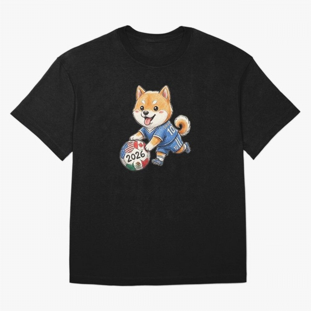 Cute Shiba Inu Soccer Star #10 - World Cup 2026 Edition Classic T-Shirt Bring Match Day Fire to the FIFA World Cup 2026 Group Stage Journey through Messi, CR7 and Mbappe Highlights, Argentina, France and Brazil Pride, Fan Favorite Moments, National