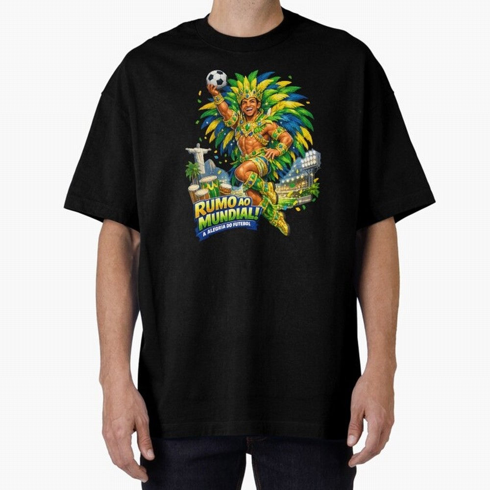 Brazil World Cup 2026 Carnival Fan Art Classic T-Shirt Celebrate National Team Dreams in the FIFA World Cup 2026 Journey through Haaland and Mbappe Highlights, Argentina and Brazil Pride, Supporter Pride, Iconic Celebrations, Legendary Names and