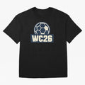 WC26 Retro Soccer Ball Vintage Football Fan Design Classic T-Shirt Support Your Favorite Stars during FIFA World Cup 2026 for Fans of Neymar, Haaland and Cristiano Ronaldo and Spain and Netherlands, Bringing Classic Soccer Heritage, Championship