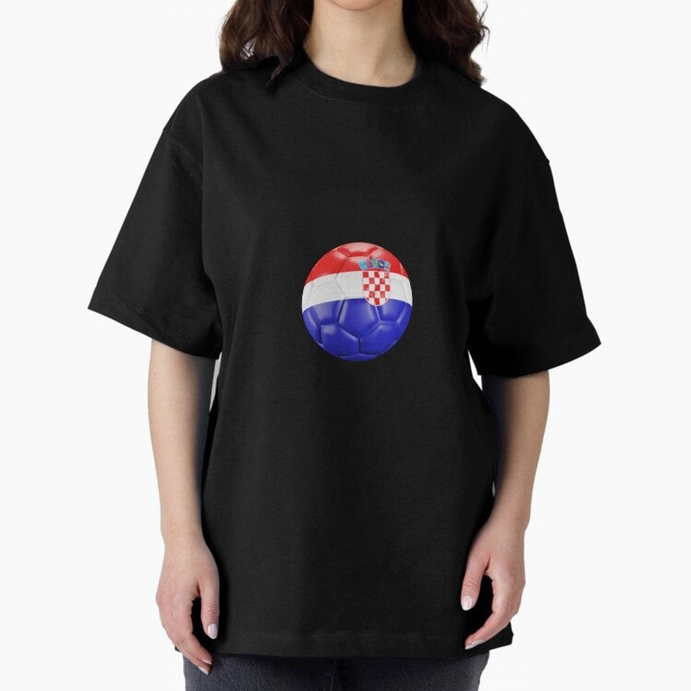 Croatia Ball Classic T-Shirt Represent Fans Who Live for Match Day Hype around FIFA World Cup 2026 USA Canada Mexico, Neymar, Haaland and Cristiano Ronaldo, Netherlands, Classic Soccer Heritage, Championship Pressure, Fan Loyalty and International