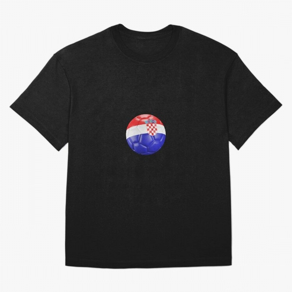 Croatia Ball Classic T-Shirt Represent Fans Who Live for Match Day Hype around FIFA World Cup 2026 USA Canada Mexico, Neymar, Haaland and Cristiano Ronaldo, Netherlands, Classic Soccer Heritage, Championship Pressure, Fan Loyalty and International