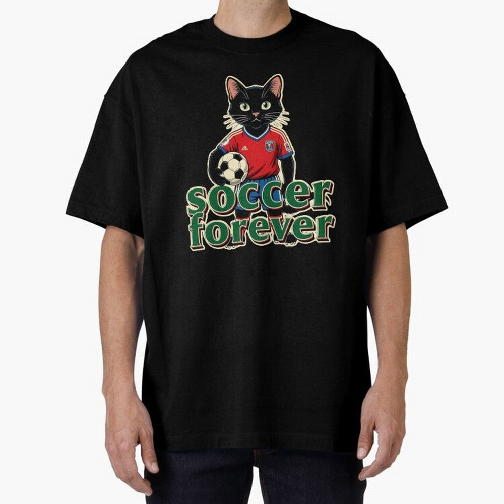 Soccer Forever Retro Cat Classic T-Shirt Celebrate Unforgettable Nights in Match Day Hype around FIFA World Cup 2026 USA Canada Mexico, Cristiano Ronaldo, France and Portugal, Football History, Final Match Energy, Crowd Noise and Once in a Lifetime