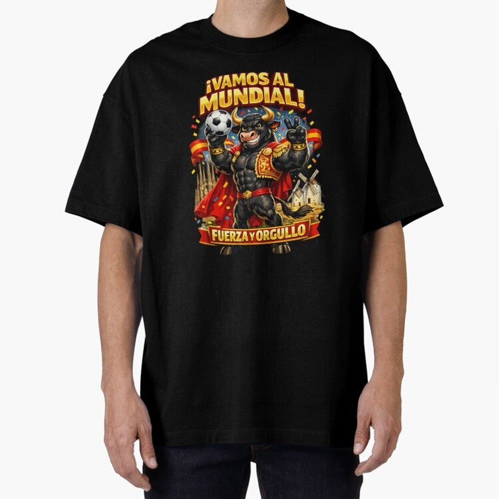 Spain World Cup 2026 Bull Fan Shirt Classic T-Shirt Celebrate Supporters United by FIFA World Cup 2026 USA Canada Mexico with Neymar, Argentina and Brazil Energy, Championship Spirit, Famous Goals, Roaring Crowds and International Football Unity;