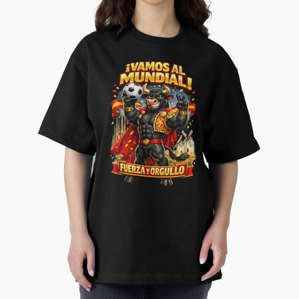 Spain World Cup 2026 Bull Fan Shirt Classic T-Shirt Celebrate Supporters United by FIFA World Cup 2026 USA Canada Mexico with Neymar, Argentina and Brazil Energy, Championship Spirit, Famous Goals, Roaring Crowds and International Football Unity;