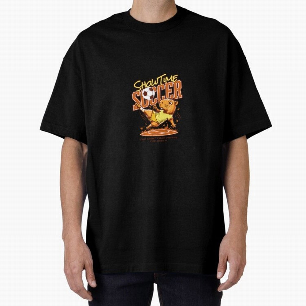 Capybara Playing Soccer Football Yellow Vibes Classic T-Shirt Follow the Final Road of Global Football Passion for FIFA World Cup 2026 USA Canada Mexico, Driven by Neymar, Spain, Match Day Excitement, Supporter Culture, Golden Goals and Global