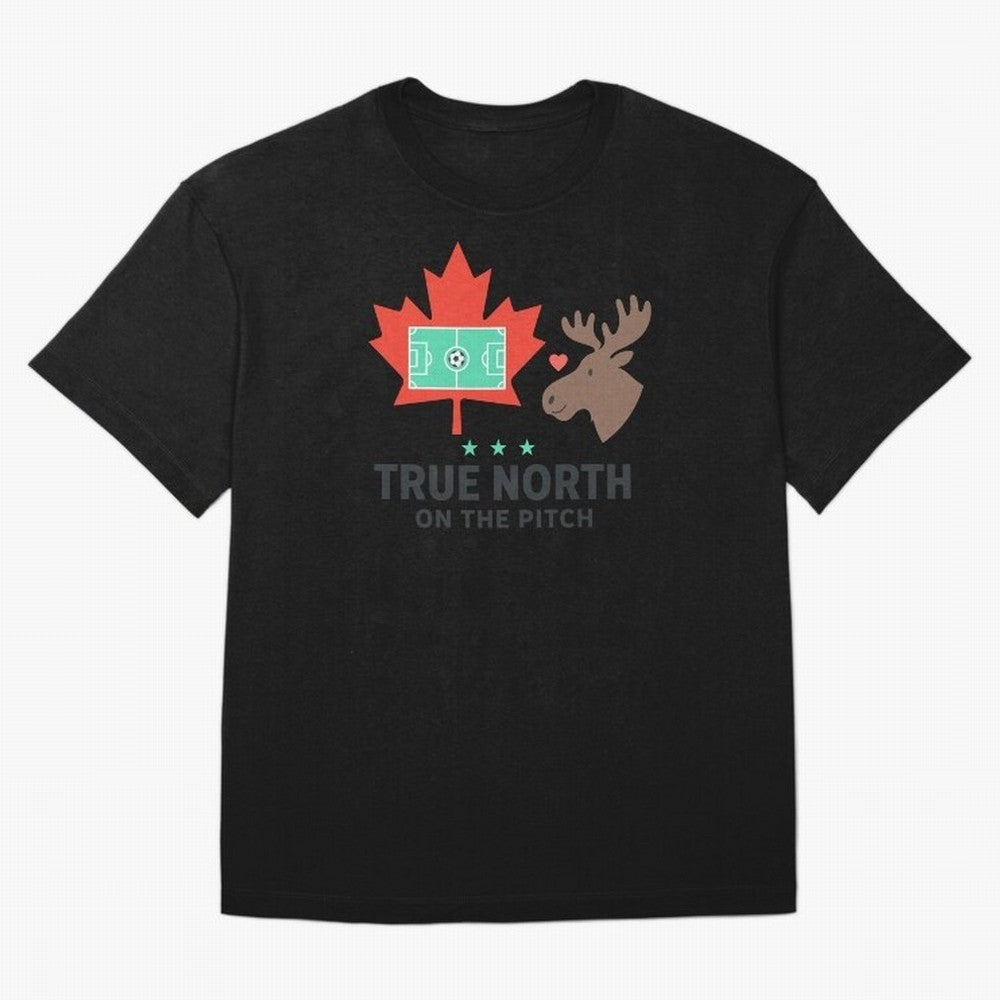 True North on the Pitch Classic T-Shirt Show Love for Legendary Goals in FIFA World Cup 2026 USA Canada Mexico Spirit, with Argentina, Messi, Stadium Chants, National Pride, Trophy Dreams and Unforgettable Football Memories; Perfect for People Who