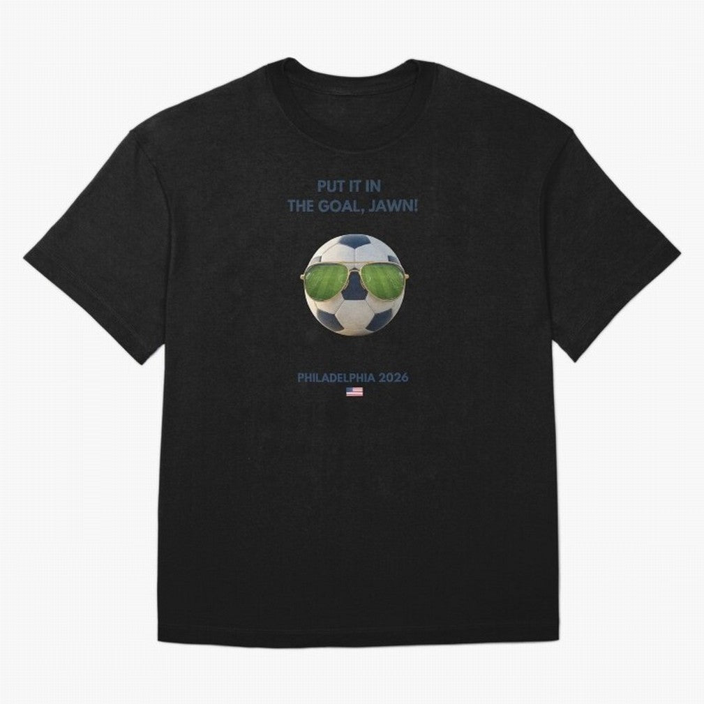 WC26 Hosting City: Philadelphia | Fun and Smart Soccer Fan Gear Classic T-Shirt Show Match Day Excitement for the FIFA World Cup 2026 Group Stage Journey through Messi, Neymar and Mbappe Highlights, Brazil, Portugal and Argentina Pride, Game Day