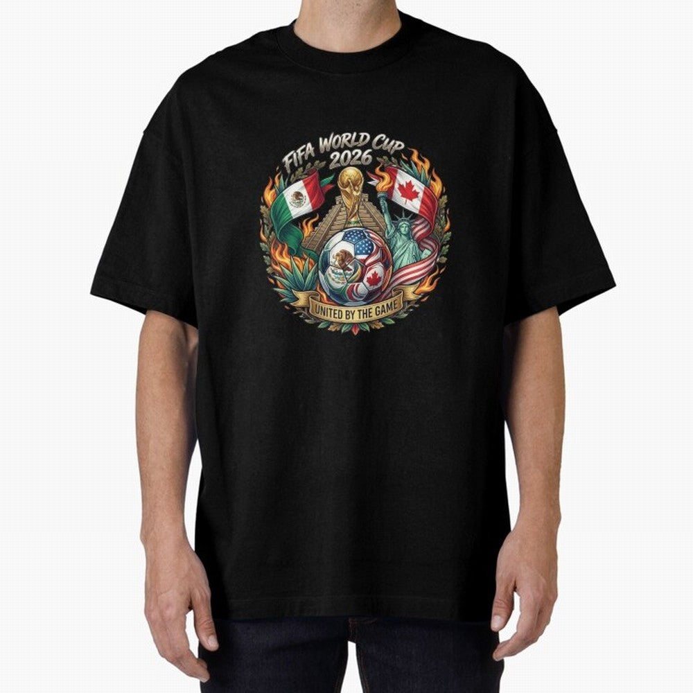 United By The Game 2026 Art Classic T-Shirt Bring Match Day Fire to the FIFA World Cup 2026 Group Stage Journey through Haaland Highlights, Brazil Pride, Soccer Culture, Superstar Moments, National Team Dreams and Competitive Fire; Perfect for