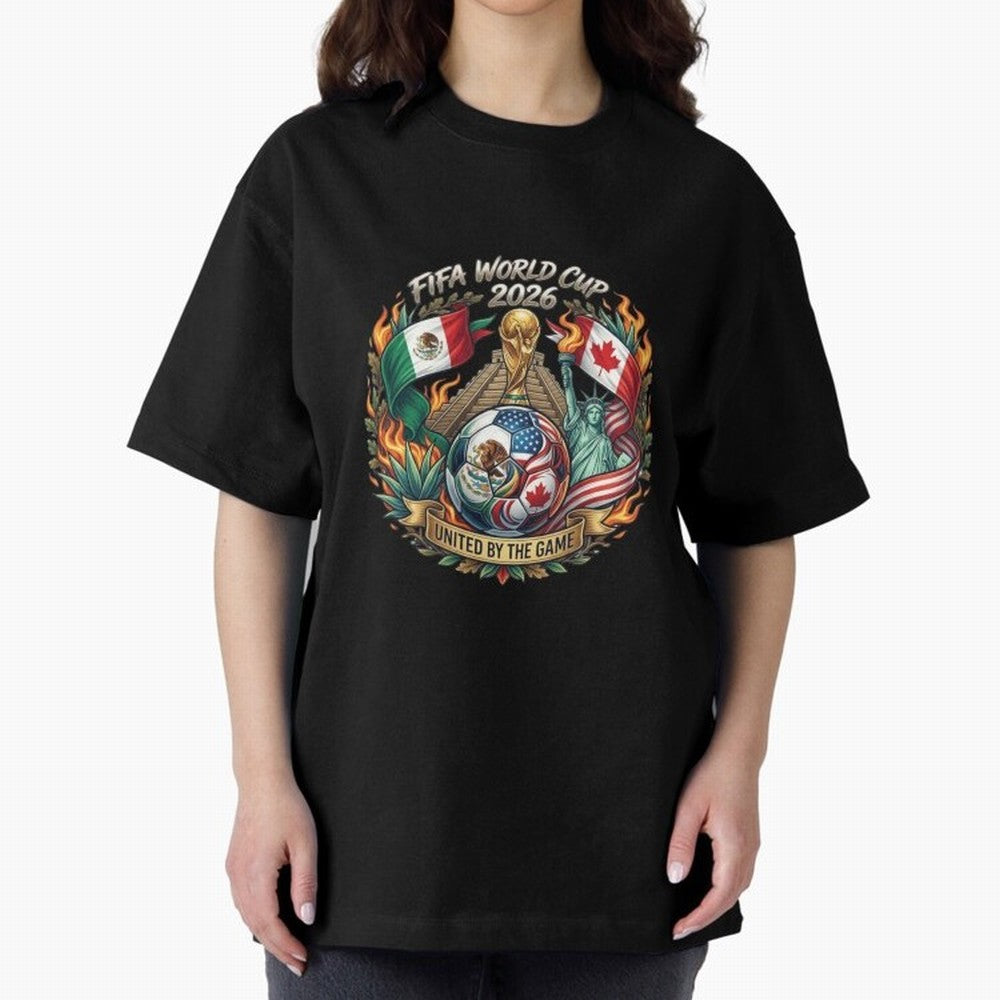 United By The Game 2026 Art Classic T-Shirt Bring Match Day Fire to the FIFA World Cup 2026 Group Stage Journey through Haaland Highlights, Brazil Pride, Soccer Culture, Superstar Moments, National Team Dreams and Competitive Fire; Perfect for