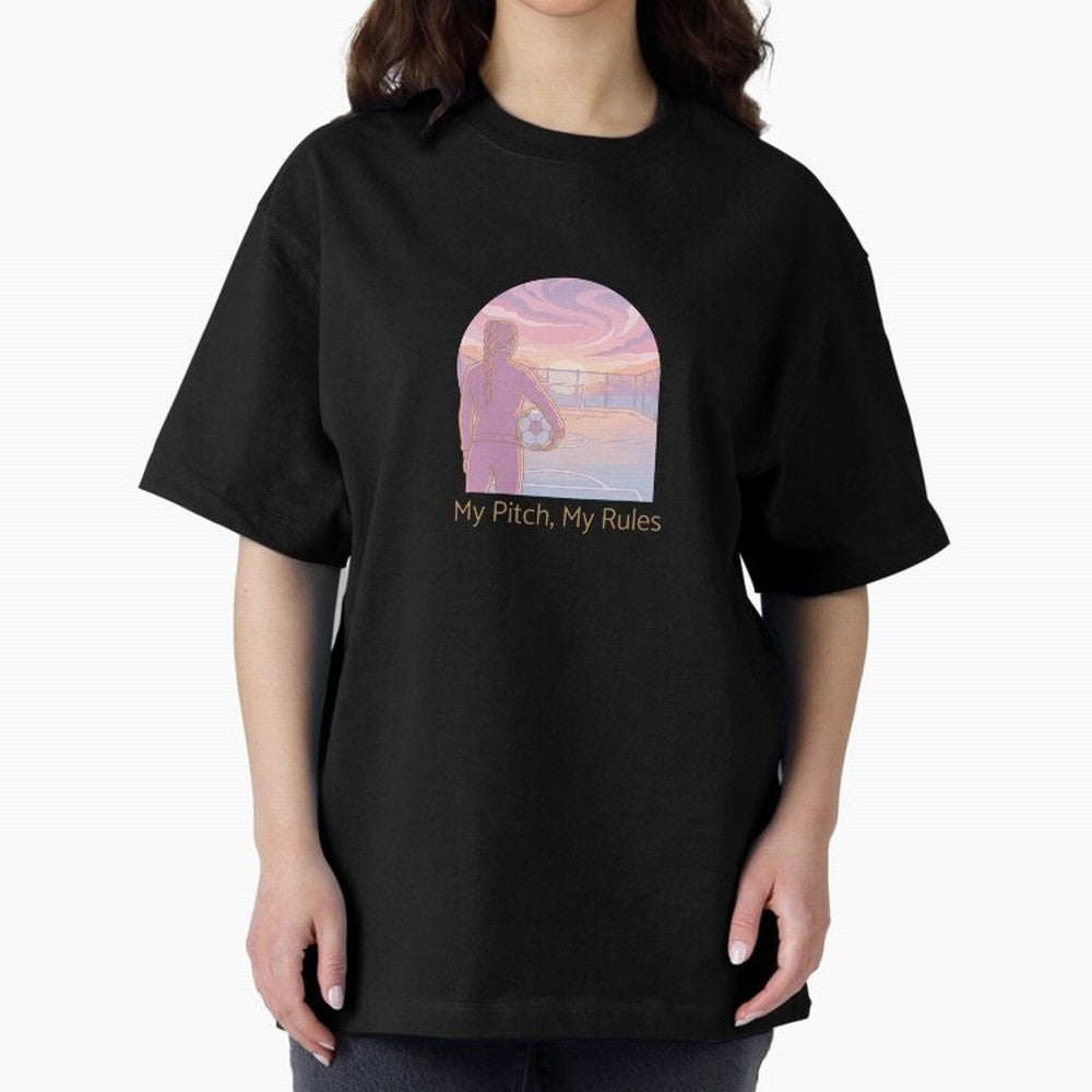 My Pitch My Rules Female Soccer Empowerment Classic T-Shirt Experience FIFA World Cup 2026 Group Stage Centered on Cristiano Ronaldo, Brazil, Portugal and Argentina Energy, Match Day Excitement, Supporter Culture, Golden Goals and Global Football