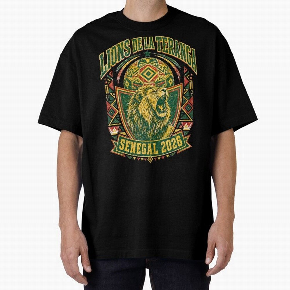 Lions De La Teranga Senegal 2026 World Cup Soccer T-Shirt Classic T-Shirt Bring International Match Energy to FIFA World Cup 2026 for Fans of Mbappe and Neymar and Argentina, Bringing Stadium Chants, National Pride, Trophy Dreams and Unforgettable