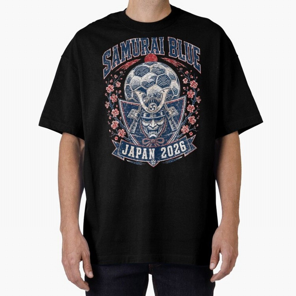 Samurai Blue Japan 2026 World Cup Soccer T-Shirt Classic T-Shirt Back the Journey through Match Day Hype around FIFA World Cup 2026 Group Stage, Neymar, Haaland and Cristiano Ronaldo, Argentina, Retro Football Energy, Iconic Rivalries, Trophy Chase