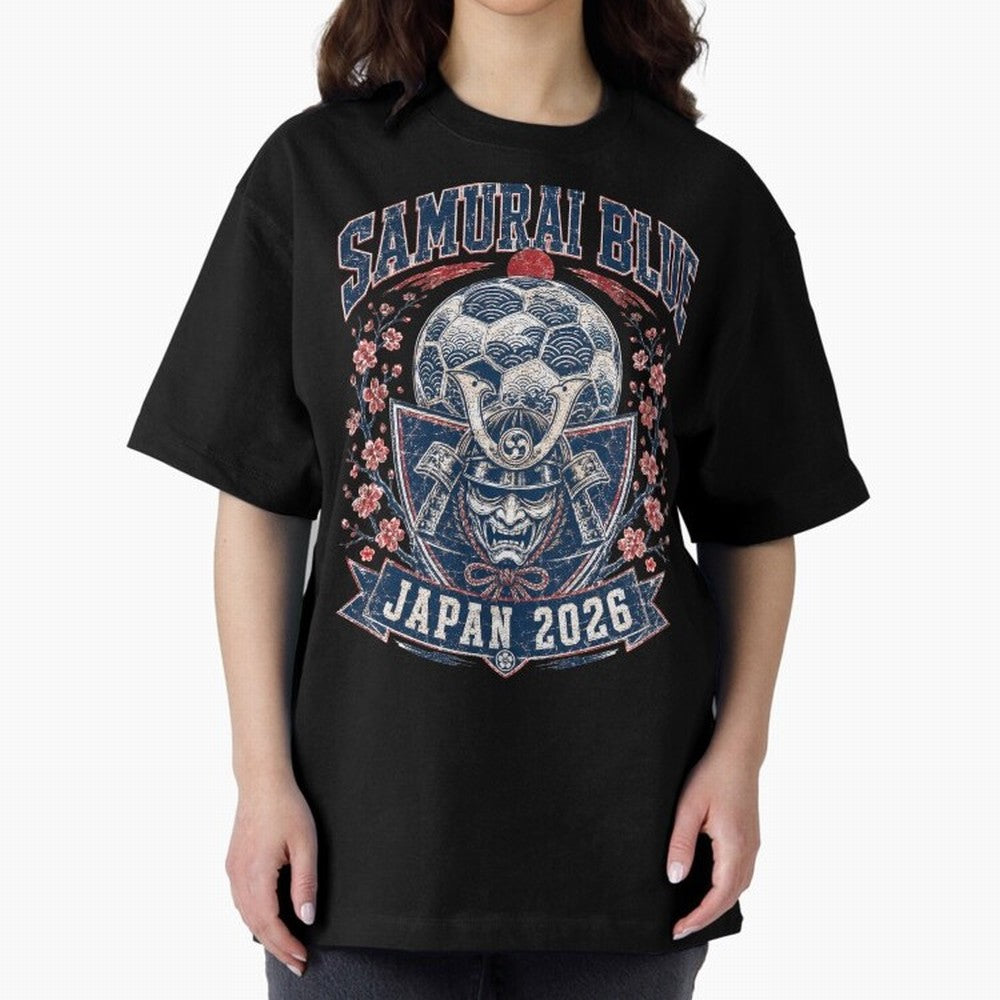 Samurai Blue Japan 2026 World Cup Soccer T-Shirt Classic T-Shirt Back the Journey through Match Day Hype around FIFA World Cup 2026 Group Stage, Neymar, Haaland and Cristiano Ronaldo, Argentina, Retro Football Energy, Iconic Rivalries, Trophy Chase