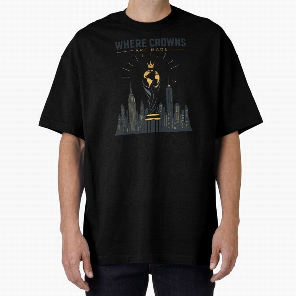 Where Crowns Are Made Classic T-Shirt Feel International Energy from FIFA World Cup 2026 USA Canada Mexico Spirit, Celebrating Portugal, Neymar, Haaland and Cristiano Ronaldo, Supporter Pride, Iconic Celebrations, Legendary Names and Global Match