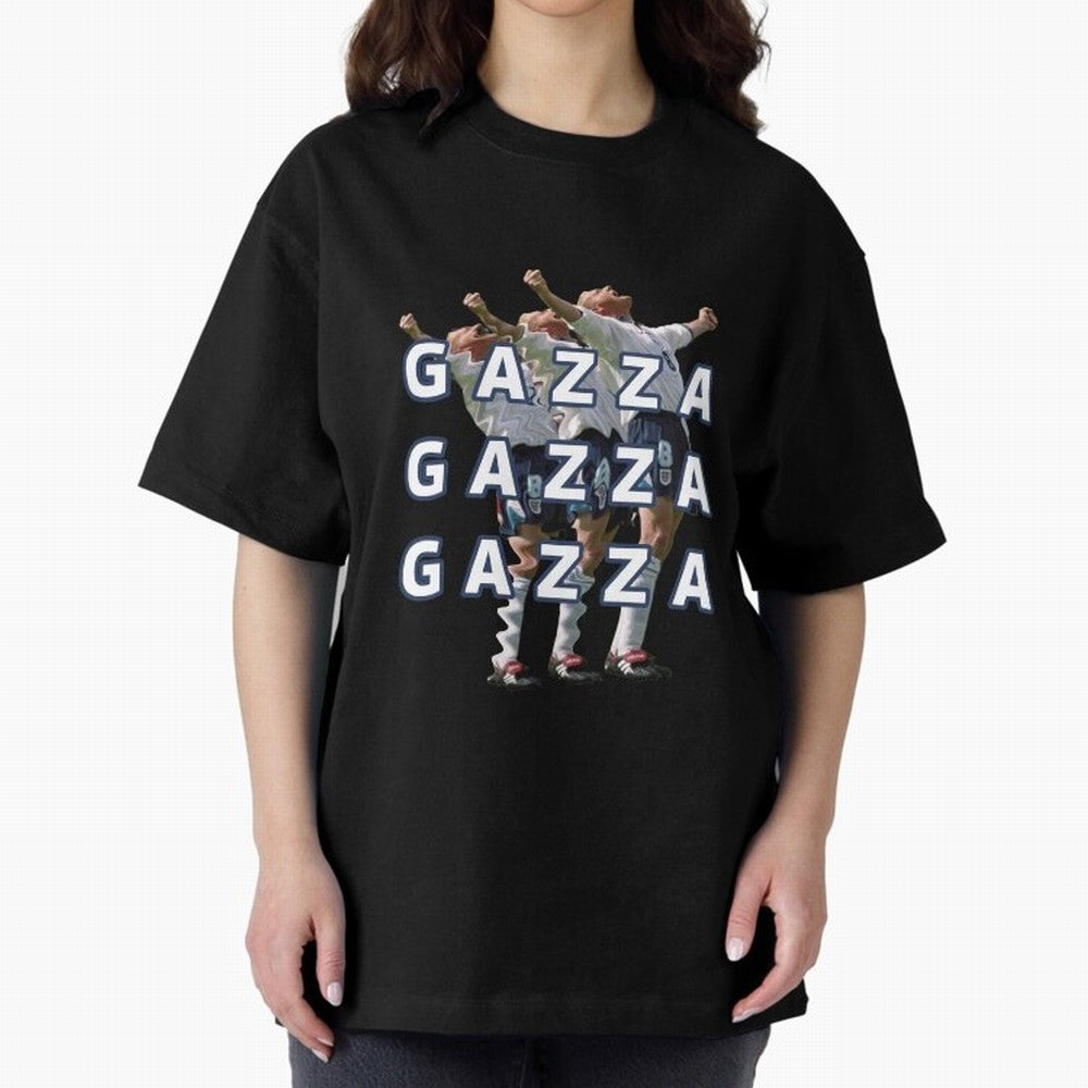 Gazza England Celebration Euro 96 Classic T-Shirt Represent Global Football Passion for FIFA World Cup 2026 Group Stage, Centered on Haaland, Portugal, Tournament Hype, Historic Matchups, Family Viewing Parties and Global Sports Pride; Ideal for