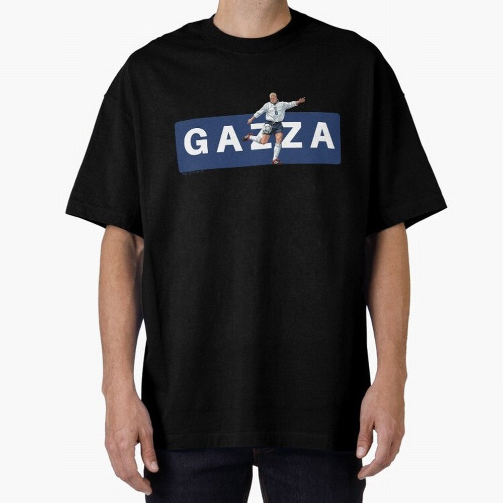 Gazza England Retro T-shirt Classic T-Shirt Celebrate FIFA World Cup 2026 Spirit, Inspired by Argentina, France and Brazil, Neymar, Global Supporter Spirit, Legendary Goals, National Colors and Tournament Celebration; Ideal for Passionate Fans Who