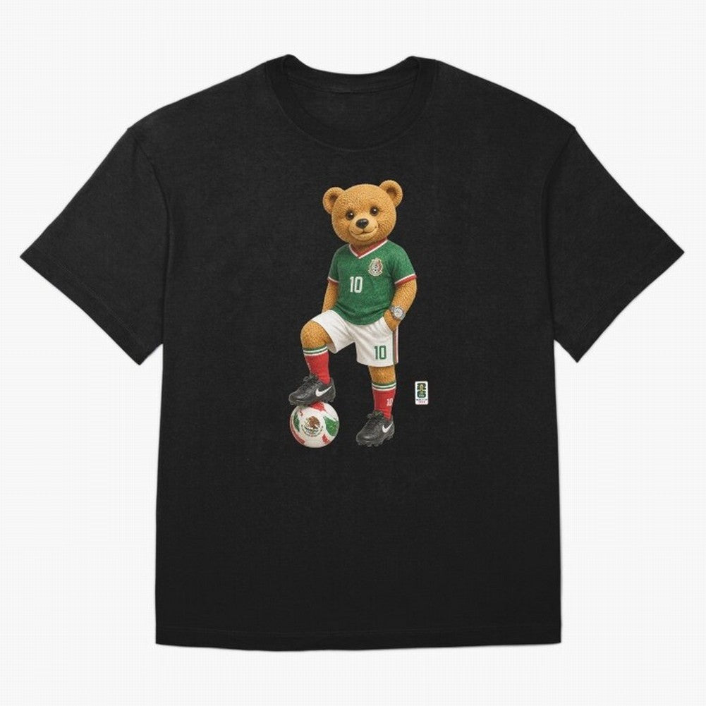 Mexico Soccer Bear World Cup Teddy Bear Classic T-Shirt Celebrate Fan Culture around Global Football Passion for FIFA World Cup 2026, Made for Haaland and Mbappe, Netherlands, Supporter Pride, Iconic Celebrations, Legendary Names and Global Match