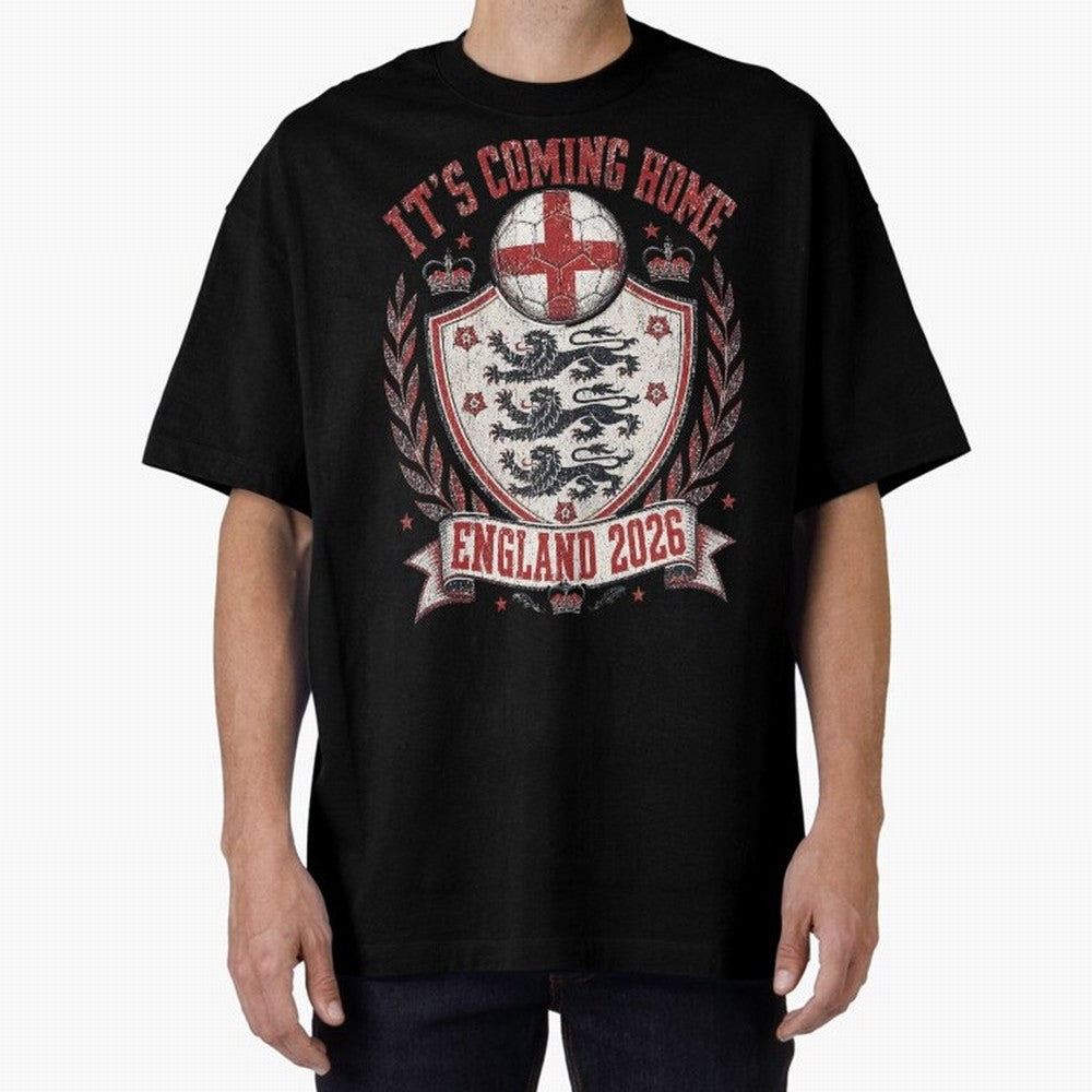 It's Coming Home England 2026 World Cup Soccer T-Shirt Classic T-Shirt Treasure Global Football Passion for FIFA World Cup 2026 USA Canada Mexico, Built around Messi, Portugal, Spain and Germany, Football Passion, Legendary Performances, Festival