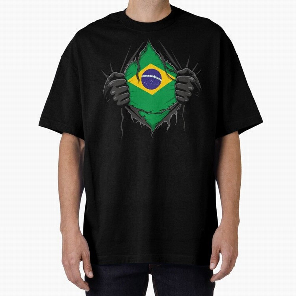 Brazil Flag - National Team Fans Classic T-Shirt Follow FIFA World Cup 2026 Spirit, Made for Brazil, Portugal and Argentina, CR7 and Messi, Tournament Hype, Historic Matchups, Family Viewing Parties and Global Sports Pride; Ideal for Fans Who