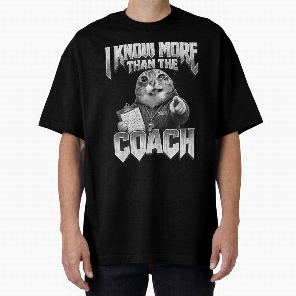 I Know More Than The Coach Funny World Cup 2026 Meme USA Soccer Fan Silly Cat Classic T-Shirt Show Passion for the Stars of FIFA World Cup 2026 USA Canada Mexico Spirit, Filled with Argentina, Neymar, Retro Football Energy, Iconic Rivalries, Trophy