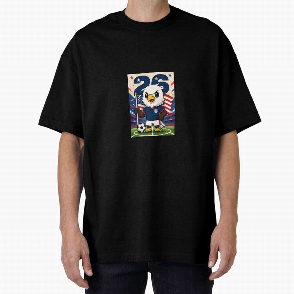 Patriotic Eagle Soccer USA Mascot Classic T-Shirt Fuel the Hype around the FIFA World Cup 2026 Group Stage Journey through Neymar, Haaland and Cristiano Ronaldo Highlights, Brazil, Portugal and Argentina Pride, Stadium Chants, National Pride,