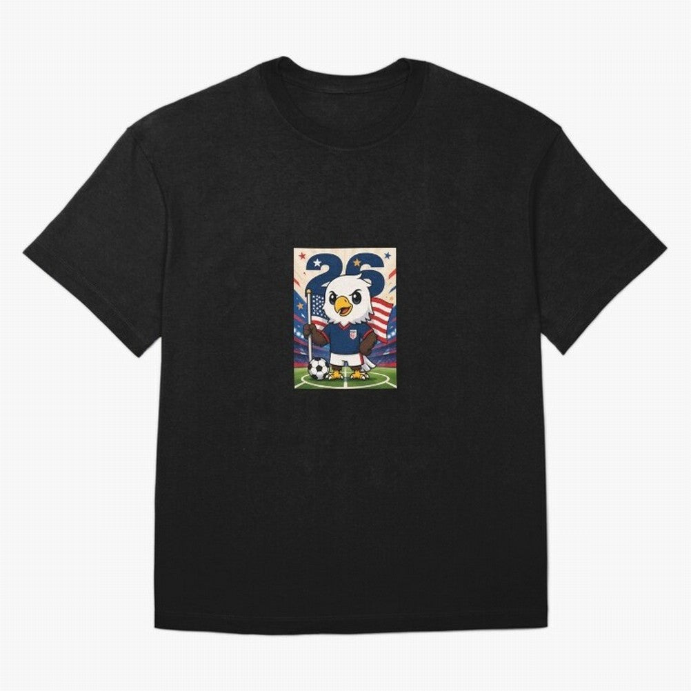 Patriotic Eagle Soccer USA Mascot Classic T-Shirt Fuel the Hype around the FIFA World Cup 2026 Group Stage Journey through Neymar, Haaland and Cristiano Ronaldo Highlights, Brazil, Portugal and Argentina Pride, Stadium Chants, National Pride,