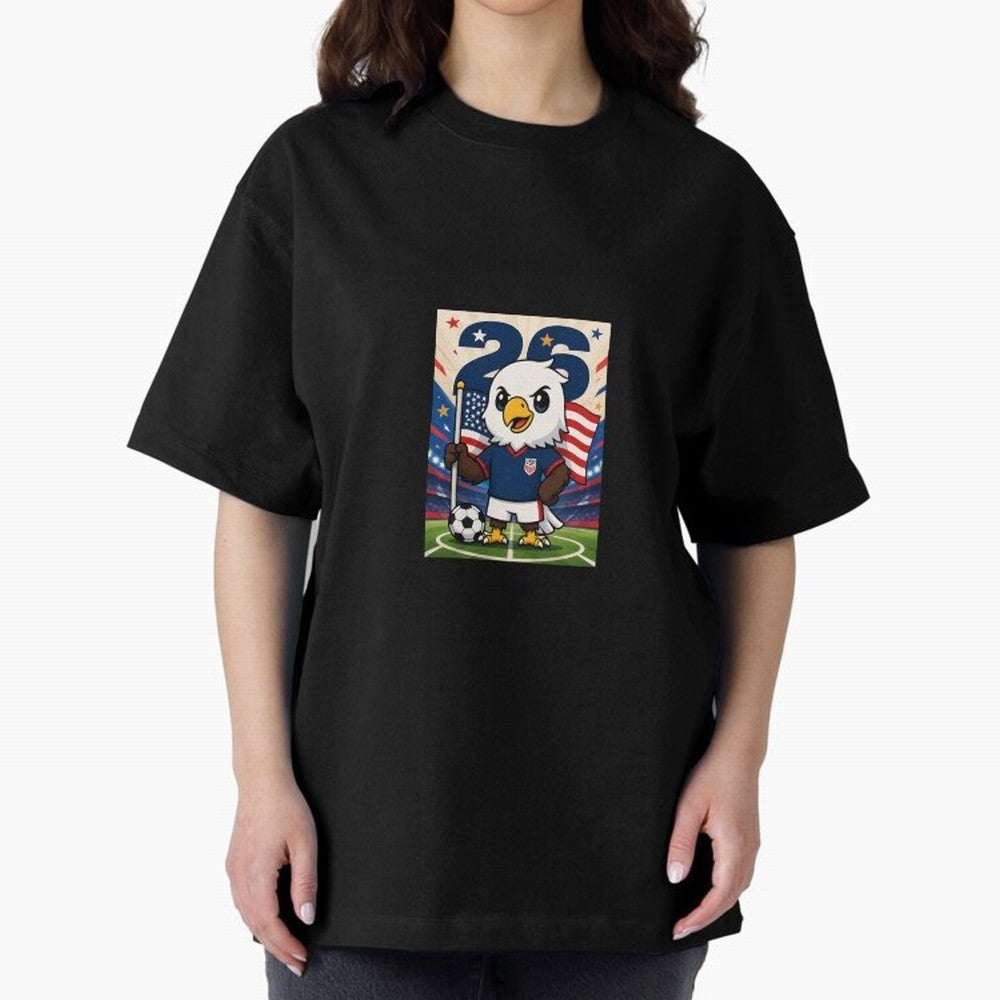 Patriotic Eagle Soccer USA Mascot Classic T-Shirt Fuel the Hype around the FIFA World Cup 2026 Group Stage Journey through Neymar, Haaland and Cristiano Ronaldo Highlights, Brazil, Portugal and Argentina Pride, Stadium Chants, National Pride,