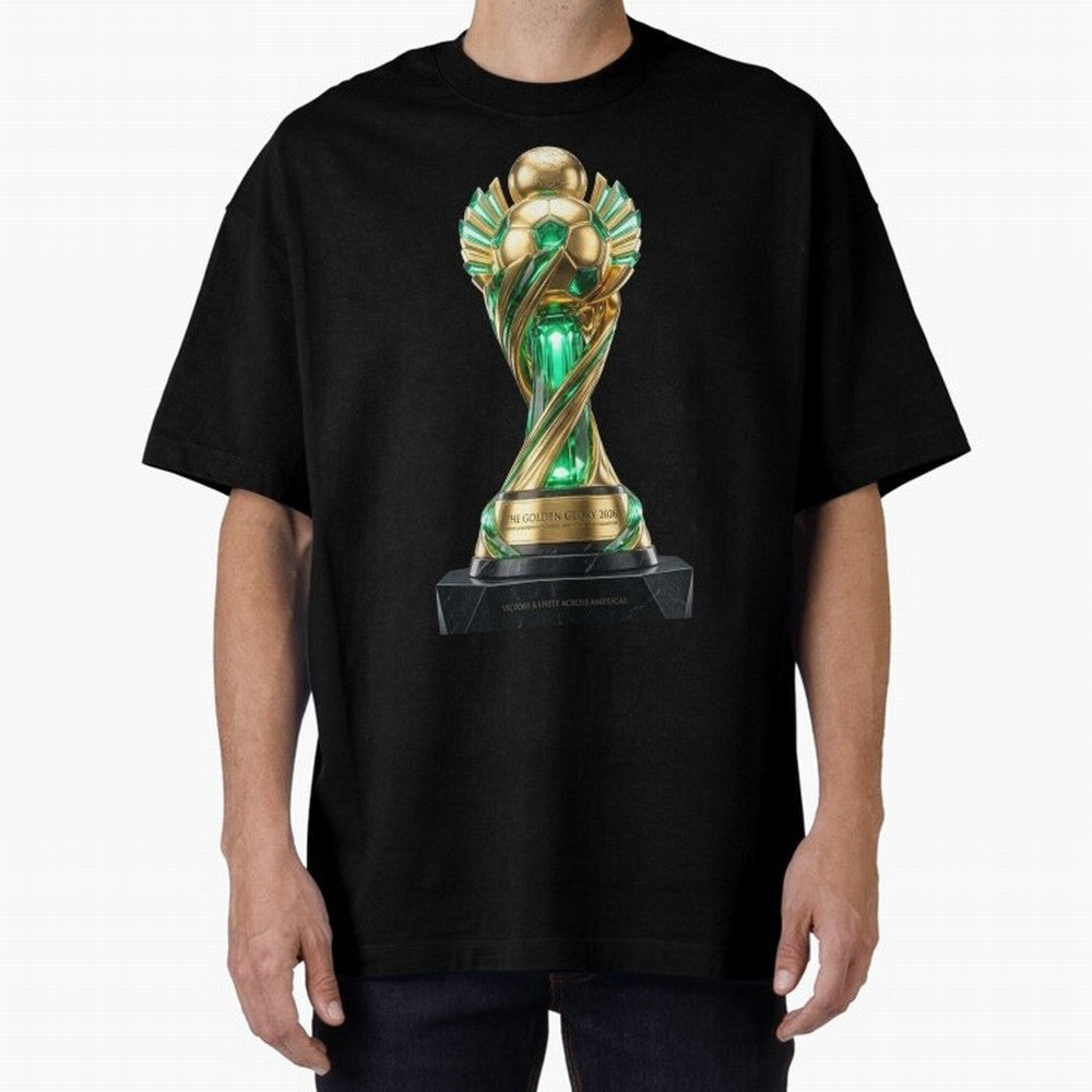 The Golden Glory 2026 - Futurist Soccer Trophy Classic T-Shirt Make Game Day About FIFA World Cup 2026 Group Stage for Fans of Mbappe and Neymar and France, Bringing Classic Soccer Heritage, Championship Pressure, Fan Loyalty and International