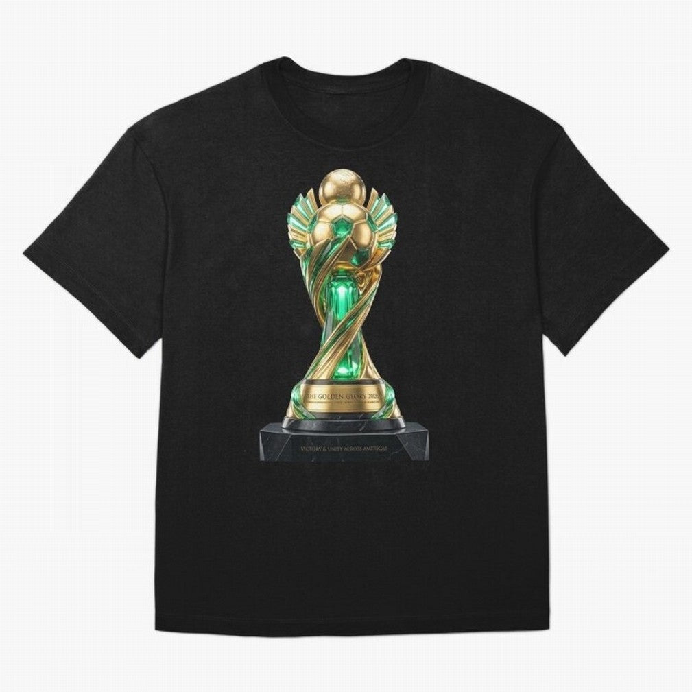The Golden Glory 2026 - Futurist Soccer Trophy Classic T-Shirt Make Game Day About FIFA World Cup 2026 Group Stage for Fans of Mbappe and Neymar and France, Bringing Classic Soccer Heritage, Championship Pressure, Fan Loyalty and International